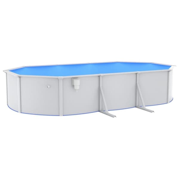 vidaXL Pool med sandfilterpump 610x360x120 cm