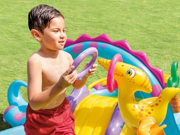 INTEX - pool med rutschkana - leka pool - dinosaurie