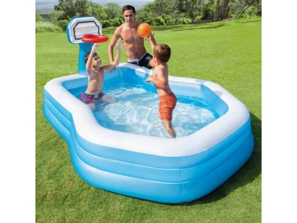 Intex Swim Center Basketball Familiepool 790L, 257x188x135 cm