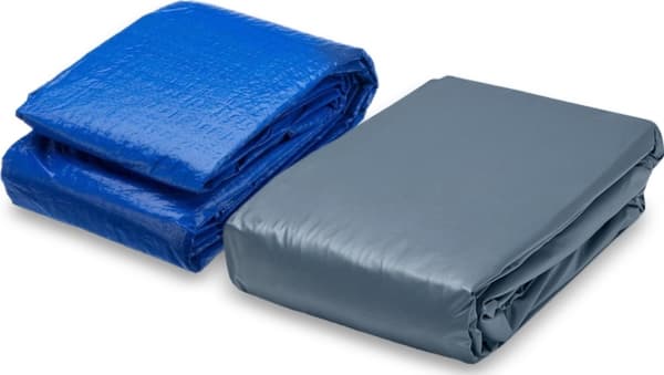 Intex 26720, 12706 L, Kehikollinen uima-allas, Aikuinen ja lapsi, Tikkaat, Harmaa, 54,5 kg