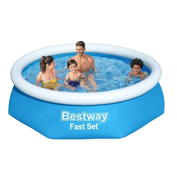 Bestway - Fast Set - Uppblåsbar pool - 244x61 cm - Rund
