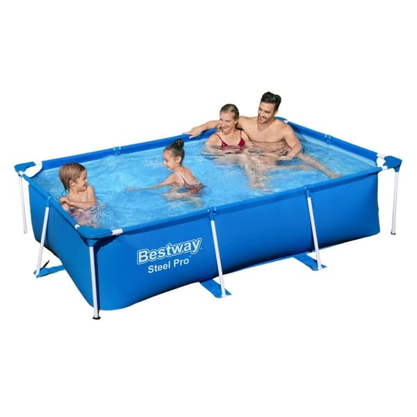 Bestway - Steel Pro - Maanpäällinen allas - 259x170x61 cm - Suorakaiteen muotoinen