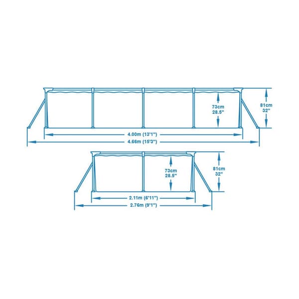 Bollhav Bestway 56405cb (400 x 211 x 81 cm)