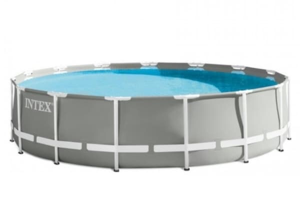 Intex 26726GN, 16805 L, Kehikollinen uima-allas, Aikuinen ja lapsi, Tikkaat, Harmaa, 63,4 kg