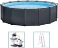 Miniatyrbilde 2 av 3: Intex 26384GS, Indrammet basseng, Barn & voksen, Grafit