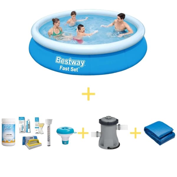 Bestway - uima-allas - Pikasarja - 457 x 84 cm - Sisältää WAYS-huoltopaketin, suodatinpumpun ja suodattimen