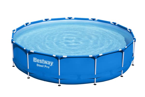 Bestway - uima-allas - Steel Pro - 396 x 84 cm - Sisältää aurinkopurjeen, suodatinpumpun ja suodattimen