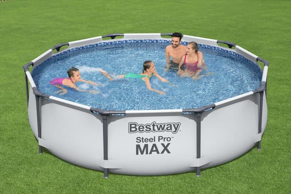 Bestway swimmingpool - Steel Pro MAX - 305 x 76 cm - Inklusive WAYS underhållspaket