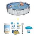 Miniatyrbild 1 av 5: Bestway swimmingpool - Steel Pro MAX - 305 x 76 cm - Inklusive WAYS underhållspaket
