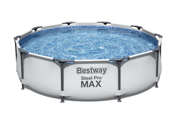 Bestway swimmingpool - Steel Pro MAX - 366 x 76 cm - Inklusiv solsejl, filterpumpe og filter
