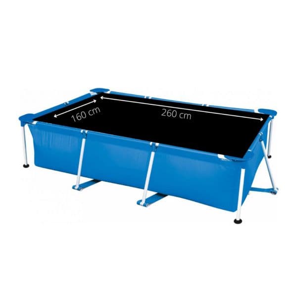 Intex swimmingpool - Rammebassin - 260 x 160 x 65 cm - Inklusiv solsejl, filterpumpe og filter