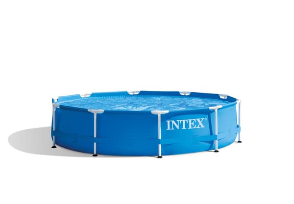Intex swimmingpool - metallram - 305 x 76 cm - inklusive solsegel- och filterpump