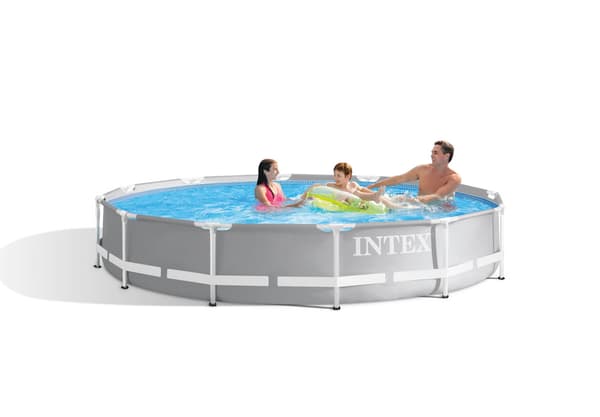 Intex - uima - allas - Prisman runko - 366 x 76 cm - Sisältää aurinkopurjeen ja suodatinpumpun