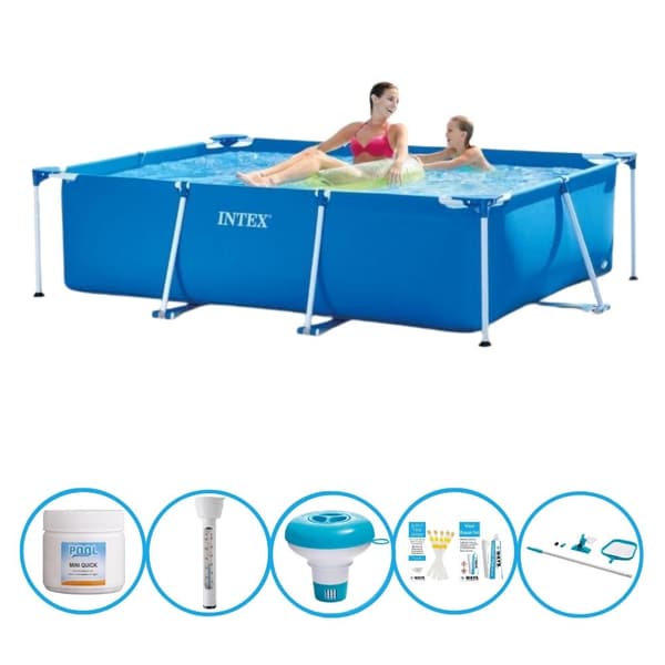 Intex-uima-allas suorakaiteen muotoinen runko 220x150x60 cm - Uima-allassetti