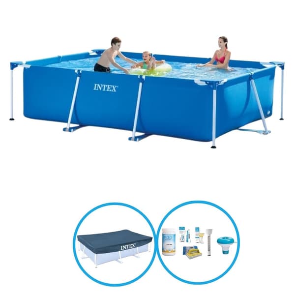 Intex-uima-altaan suorakaiteen muotoinen runko 300x200x75 cm - Uima-allaspaketti