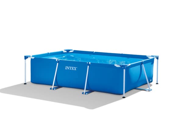 Intex svømmebassin rektangulær ramme 300x200x75 cm - swimmingpool tilbud