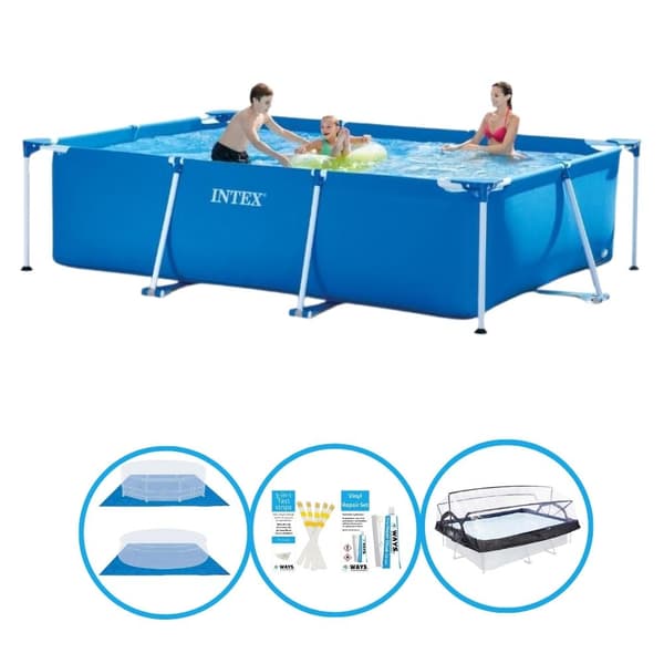 Intex-uima-allas suorakaiteen muotoinen runko 300x200x75 cm - kesäsetti