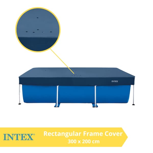 Intex-uima-allas suorakaiteen muotoinen runko 450x220x84 cm - Uima-allaspaketti