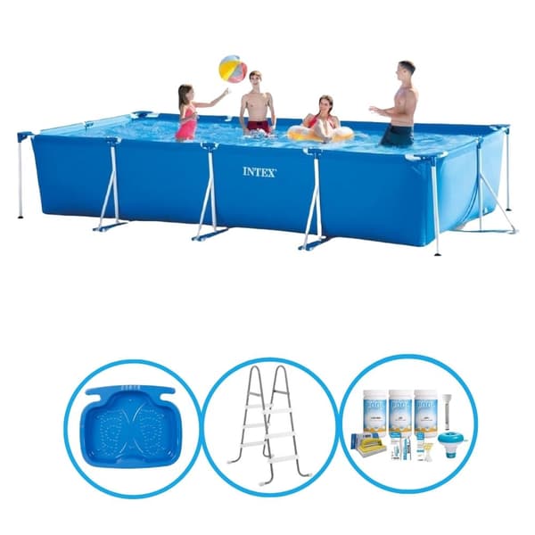 Intex-uima-altaan suorakaiteen muotoinen runko 450x220x84 cm - Lisävarusteineen