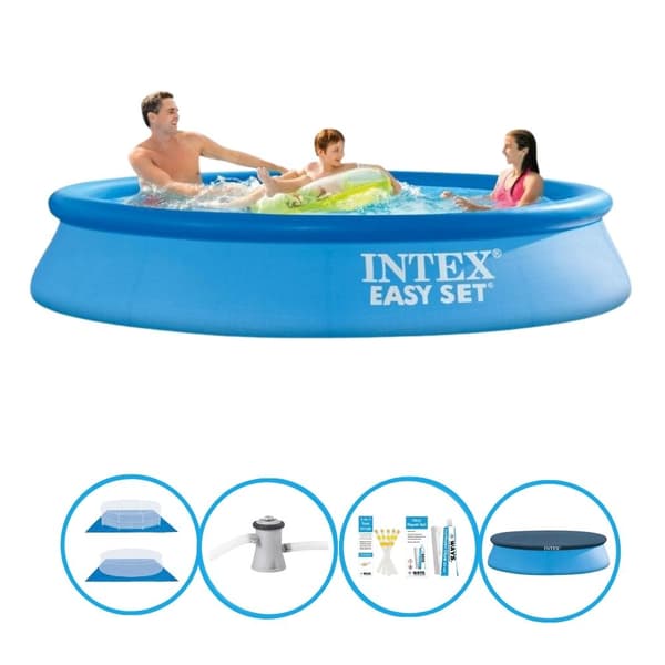 Intex Swimming Pool Easy Set - Inklusiv tilbehør - 305x61 cm