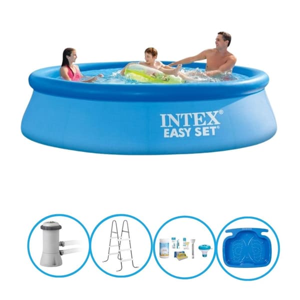 Intex Swimming Pool Easy Set - Med tilbehør - 366x76 cm