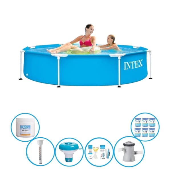 Intex-uima-altaan metallirunko 244x51 cm - Uima-allaspaketti