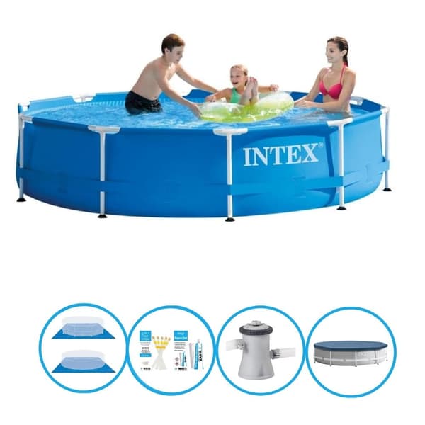 Intex-uima-altaan metallirunko - Sisältää tarvikkeet - 305x76 cm