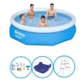 Miniatyrbillede 1 af 5: Bestway Swimming Pool Fast Sæt 305x76 cm - Med tilbehør