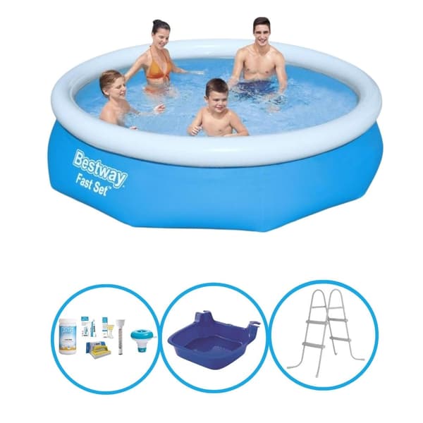 Bestway Swimming Pool Fast Sæt 305x76 cm - Med tilbehør