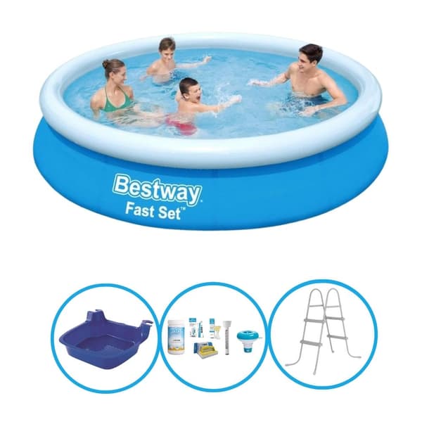 Bestway Swimming Pool Fast Set 366x76 cm - Med tillbehör