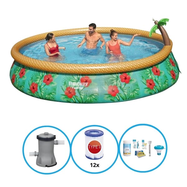 Bestway - Uima-altaan pikasarja - 457x84 cm - Uima-allaspaketti