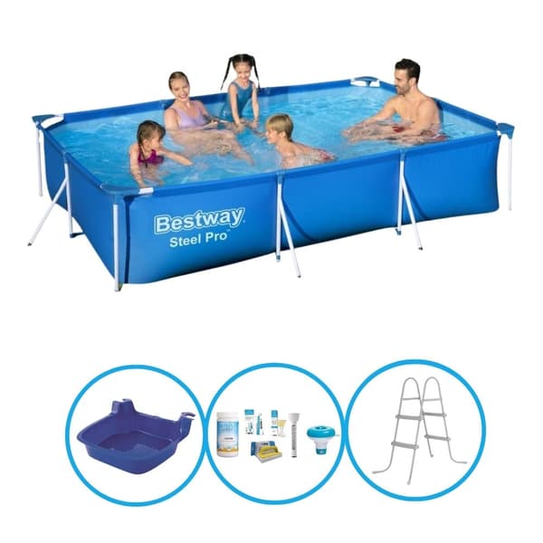 Bestway Pool Steel Pro 300x201x66 cm - Poolsæt