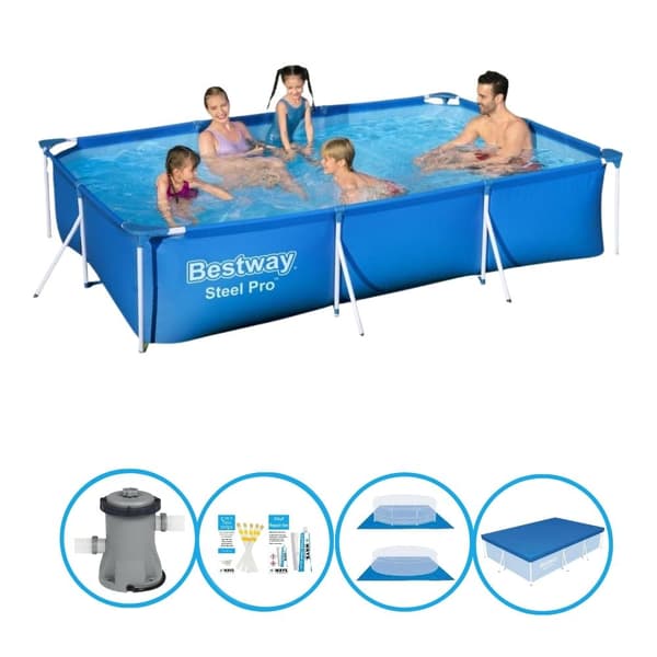 Bestway Pool Steel Pro - Allassetti - 300x201x66 cm