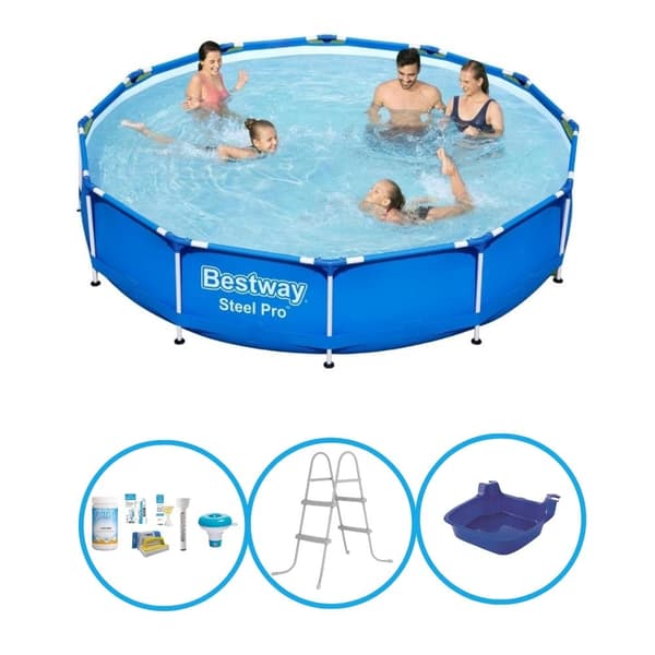 Bestway Pool Steel Pro - Med tilbehør - 366x76 cm