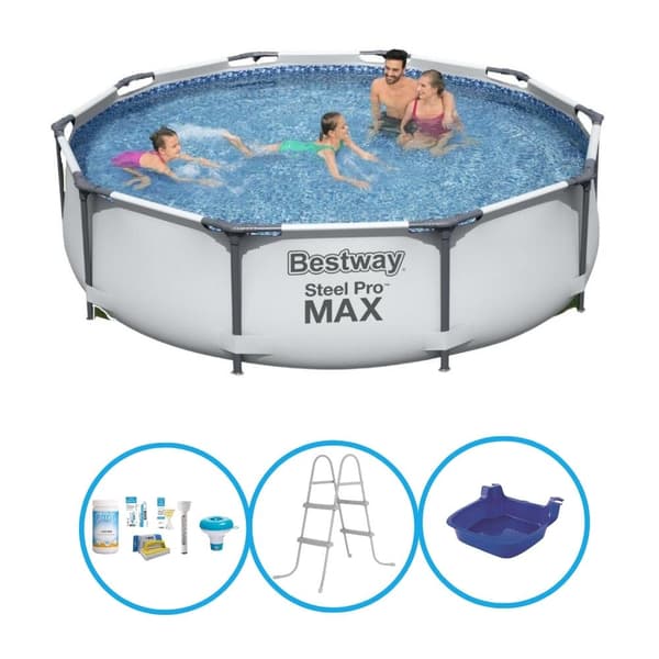 Bestway Pool Steel Pro MAX 305x76 cm - Med tilbehør