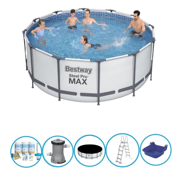 Bestway Pool Steel Pro MAX - Med tilbehør - 366x122 cm