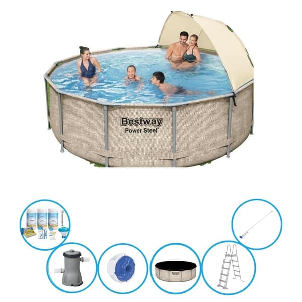Bestway - Pool Power Steel - Allassetti - 396x107 cm