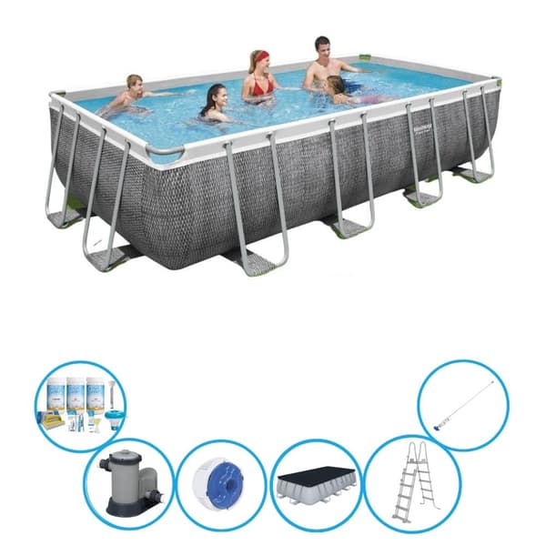 Bestway - Swimming pool Power Steel - Swimming pool sæt - 549x274x122 cm