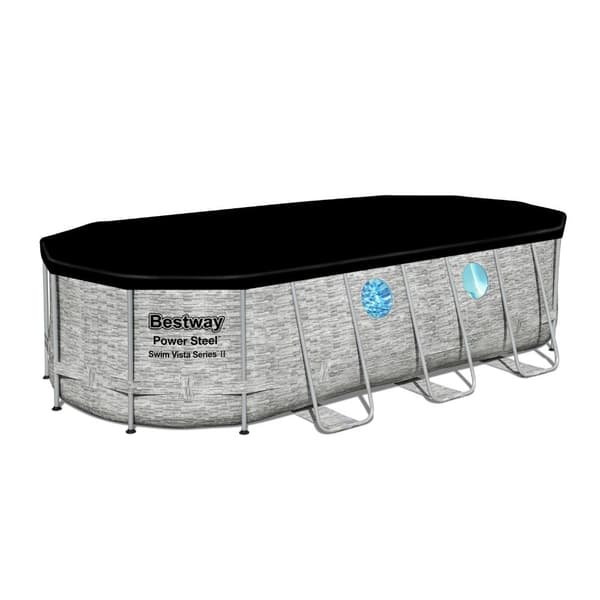 Bestway Pool Power Steel Swim Vista - Inklusiv tilbehør - 549x274x122 cm