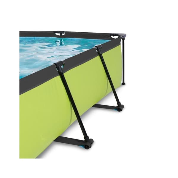 EXIT Lime uima-allas 220x150x65cm suodatinpumpulla - vihreä