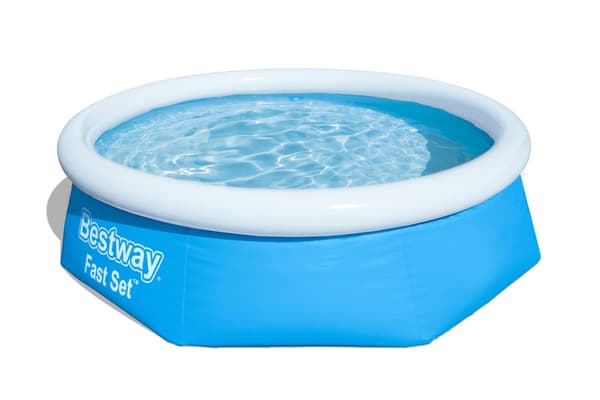 Bestway Swimming Pool - Fast Set - 244 x 66 cm - Inklusive solsegel