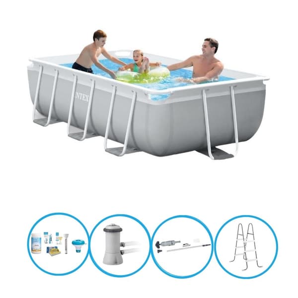 Intex Swimming Pool Prism Frame - Swimming Pool Set - 300x175x81 cm