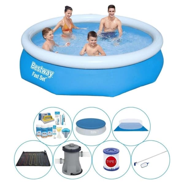 Bestway Fast Set Rund 305x76 cm - Poolpakke