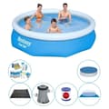 Miniatyrbild 1 av 5: Bestway Fast Set Rund 305x76 cm - Swimming Pool Combi Deal