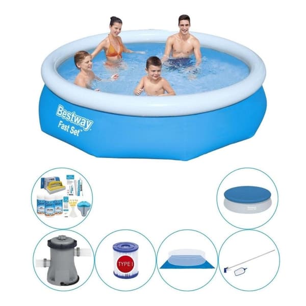 Bestway Fast Set Rund 305x76 cm - Poolpaket