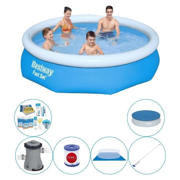 Bestway Fast Set Rund 305x76 cm - Uima-allasyhdistelmä