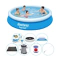 Miniatyrbild 1 av 5: Bestway Fast Set Rund 366x76 cm - Swimming Pool Comfort Package