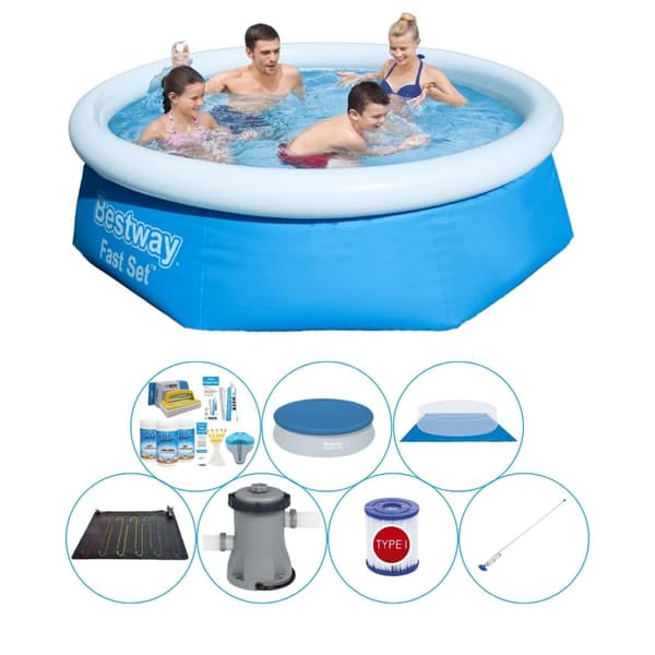 Bestway Fast Set Runt 244x66 cm - Poolset