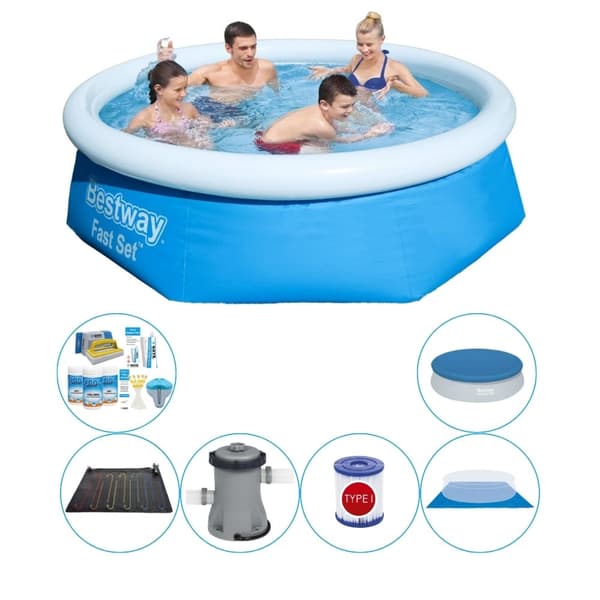 Pool tilbud - Bestway Fast Set Rundt 244x66 cm