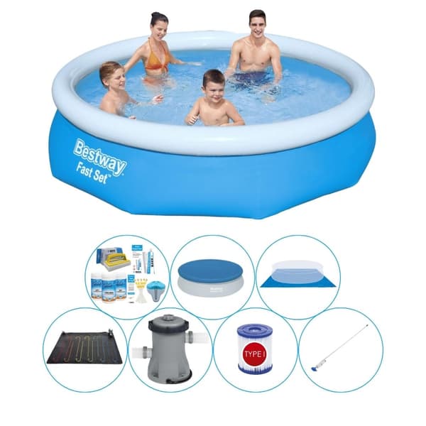 Poolsæt - Bestway Fast Set Rundt 305x76 cm
